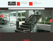 Tablet Screenshot of crystalsteels.com